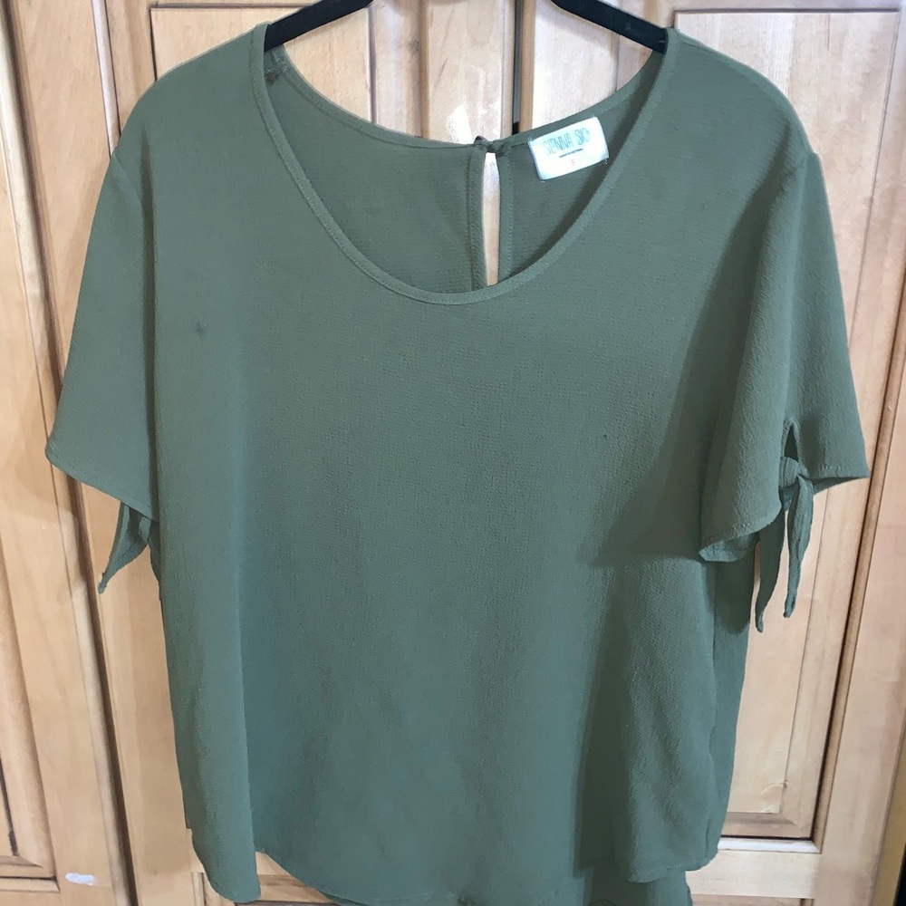 Olive Green Sienna Sky Top